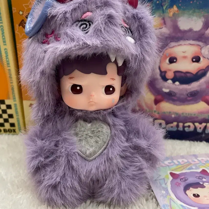[BUNJANG] Popmart Hachipupu Secret Purple Monster Keyring / (새상품) 팝마트 신상 하치푸푸 비밀 퍼플 몬스터 키링
