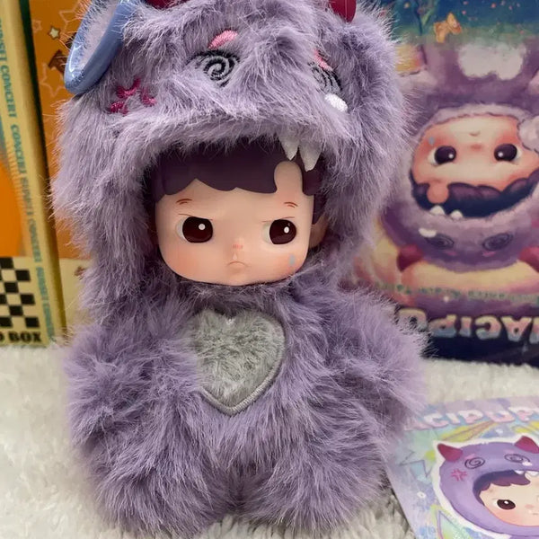 [BUNJANG] Popmart Hachipupu Secret Purple Monster Keyring / (새상품) 팝마트 신상 하치푸푸 비밀 퍼플 몬스터 키링