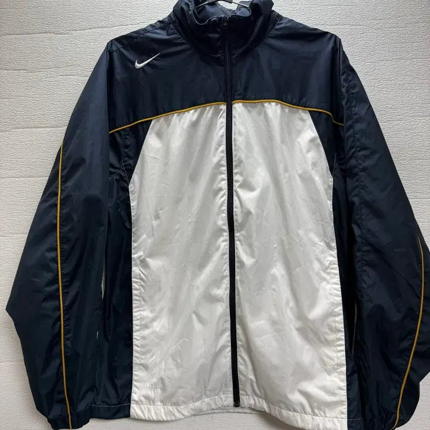 [BUNJANG] Nike Vintage Windbreaker Jacket Navy White (2004) / 나이키  빈티지 바람막이 자켓 네이비 화이트 (2004)