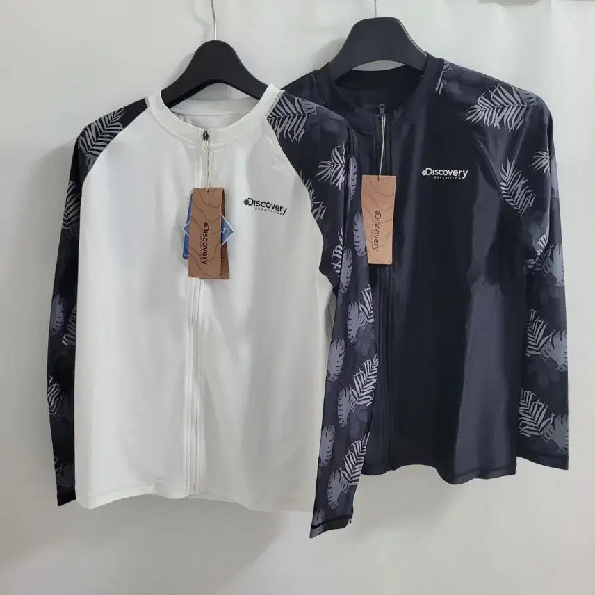 [BUNJANG] Discovery Women's Loose Fit Full Zip Rash Guard / 새상품)디스커버리 여성 루즈핏 풀집업 래쉬가드 90,95,100