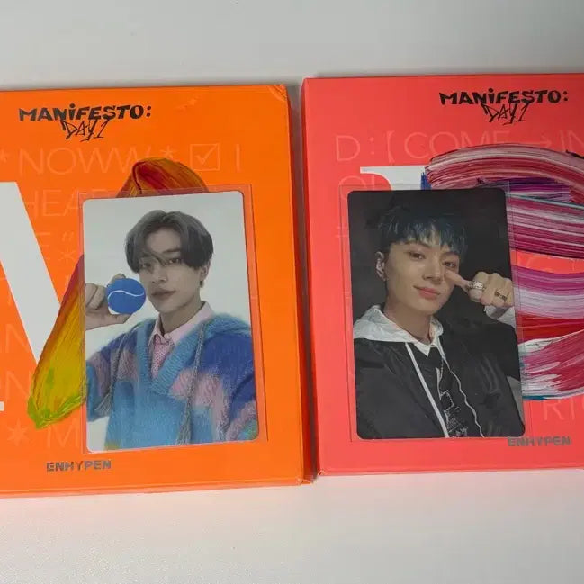 [BUNJANG] ENHYPEN Manifesto Unsealed Album Jake & Jay Bundle Set Photocard Set / (일괄) 엔하이픈 매니페스토 개봉 앨범 제이크 제이 포카