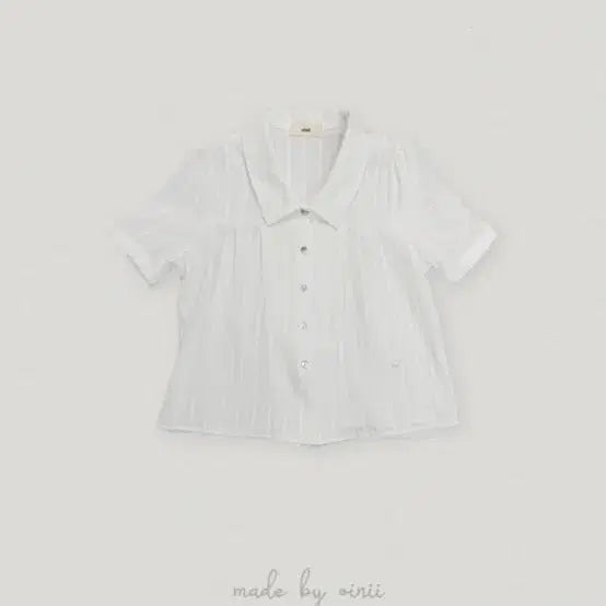 [BUNJANG] OINI Lindi Shirt White Cotton Stripe / 오이니 린디 셔츠