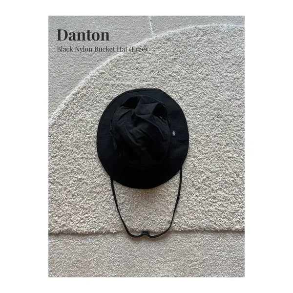 [BUNJANG] Danton Black Nylon Bucket Hat / Danton 블랙 나일론 버킷햇 (Free)