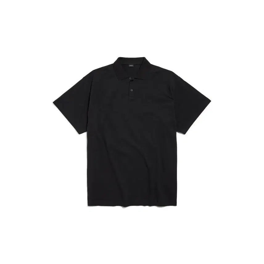 [BUNJANG] Balenciaga Gardrobe BB Collar Polo T-Shirt Black Size 3 / 새상품 발렌시아가 가드로브 BB 카라 폴로 티셔츠 3사이즈