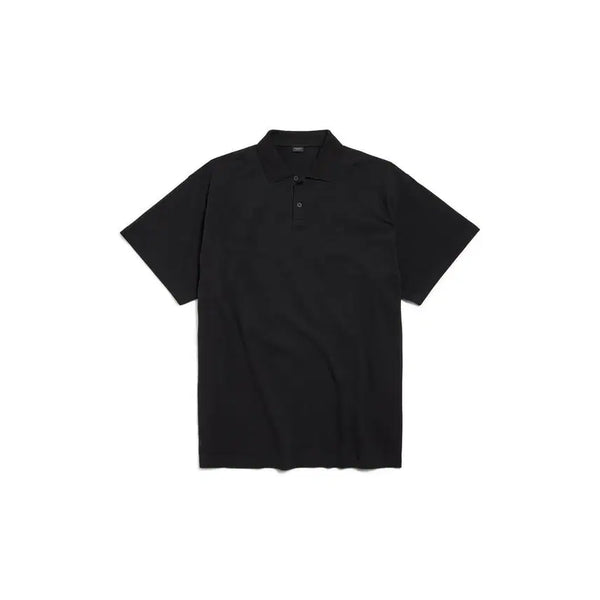 [BUNJANG] Balenciaga Gardrobe BB Collar Polo T-Shirt Black Size 3 / 새상품 발렌시아가 가드로브 BB 카라 폴로 티셔츠 3사이즈