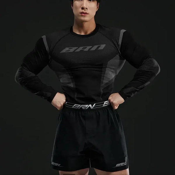 [BUNJANG] Born to Win Eclipse Long Sleeve (Black/Charcoal) / (다음주까지만판매!)본투윈 이클립스 롱슬리브 블랙, 차콜 본투윈압도올라잇