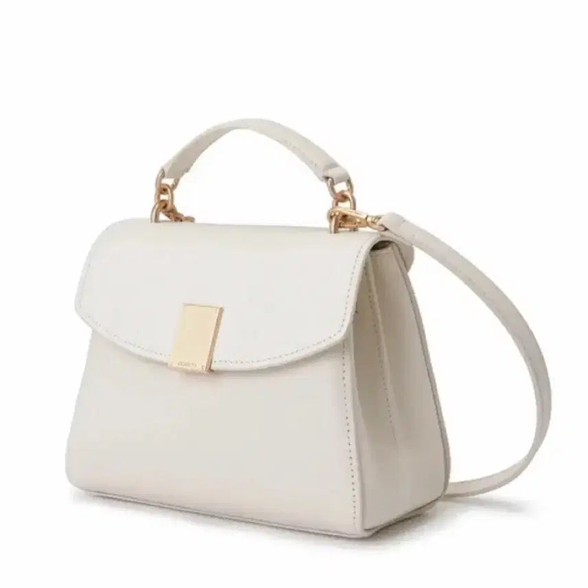 [BUNJANG] Couronne Kalmia 21 Size Tote Bag Cream Leather / 쿠론 소가죽 가방 칼미아 21사이즈 크림색