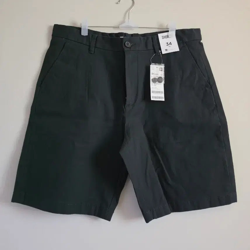 [BUNJANG] Toptan Cotton Shorts Black / 면 반바지