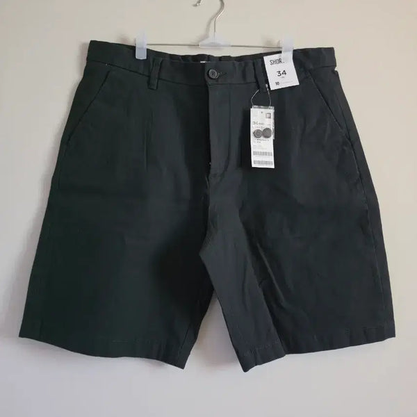 [BUNJANG] Toptan Cotton Shorts Black / 면 반바지