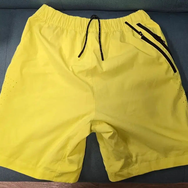 [BUNJANG] New Era Fluorescent Yellow Training Pants / 뉴에라 형광 옐로우 팬츠