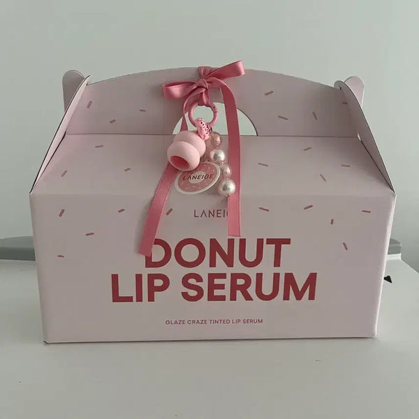 [BUNJANG] LANEIGE Donut Lip Serum 6 Piece Set + Cap Keyring / 라네즈 도넛 립 세럼6개세트+캡키링