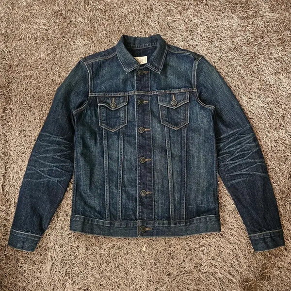 [BUNJANG] AllSaints Japanese Fabric Washed Denim Jacket - Size M / 올세인츠 제패니즈 패블릭 워시드 데님자켓 M size