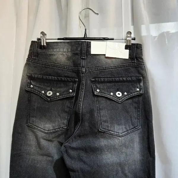 [BUNJANG] Vintage Wash Semi-Flare Denim Jeans / M싸이즈 666 뒤포켓 세미나팔 워싱 데님