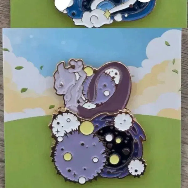 [BUNJANG] Isaac Toast Pokémon Badges Lugia & Mewtwo / 이삭토스트 포켓몬 뱃지 뮤츠