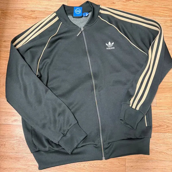 [BUNJANG] Adidas Track Top Jersey Dark Green Gold XL / 아디다스 트랙탑 져지 희귀템 대장급 다크그린 골드 XL