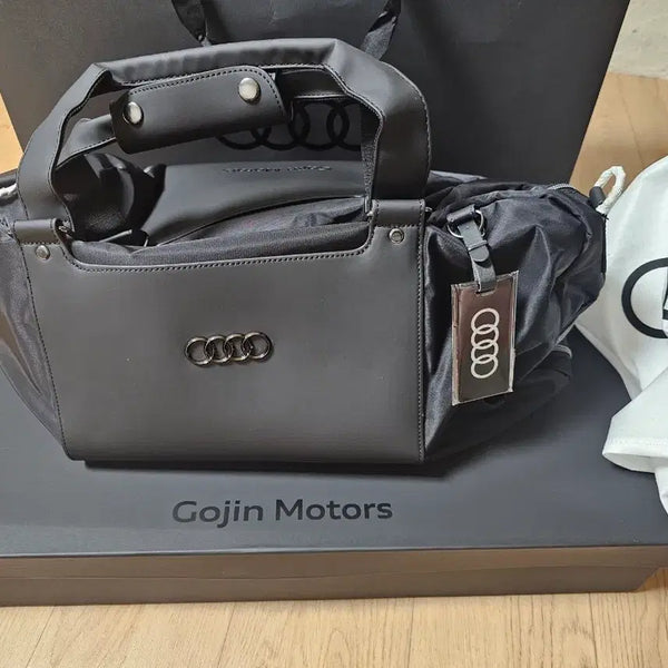 [BUNJANG] Audi Genuine Golf Boston Bag - Full Set, New / 아우디 골프 보스턴백 풀박스 새상품