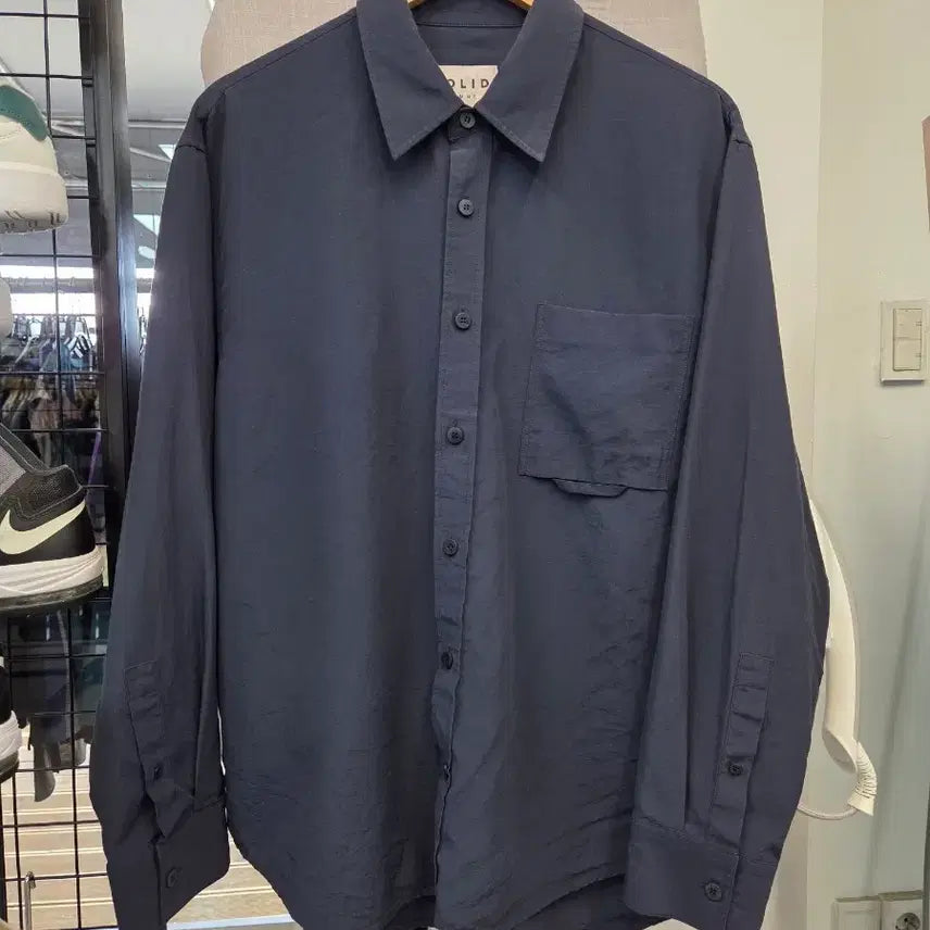 [BUNJANG] Solid Homme Men's Shirt 48 / *솔리드옴므 남성 셔츠/48*
