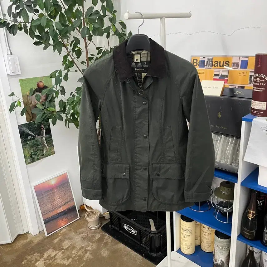 [BUNJANG] Barbour Women's Bedale Waxed Jacket UK 8 / 바버 우먼 비드넬 왁스자켓 Uk8