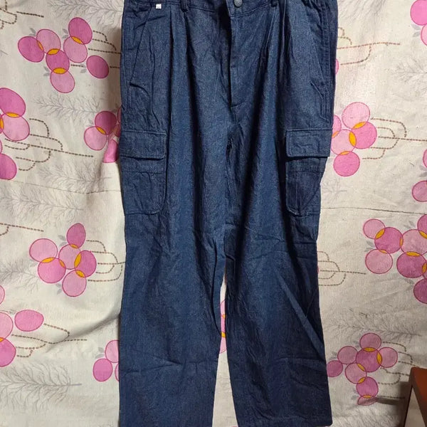 [BUNJANG] Bomi Denim Cargo Pants Size 34 / BOMI 데님 카고 팬츠 34