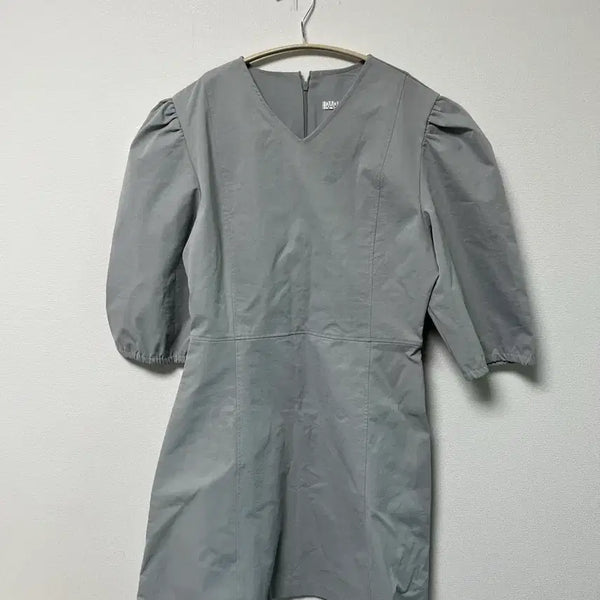 [BUNJANG] Volume Puff Sleeve Midi Dress / 볼륨 퍼프 소매 미디 원피스