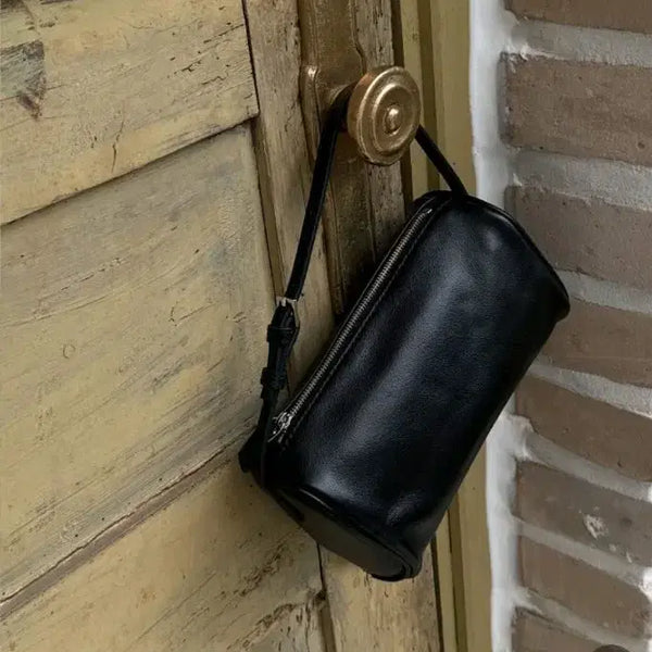 [BUNJANG] Real Cowhide Low 90s Bag Black / 리얼 소가죽 로우90's 가방 블랙 새상품급 (가격내림)