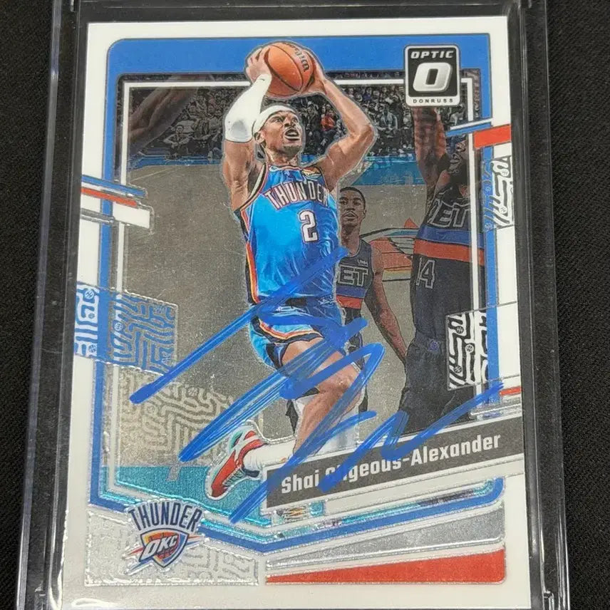 [BUNJANG] Shai Gilgeous-Alexander Autographed 2020-21 Panini Optic Basketball Card / 샤이 길저스 알렉산더 오토 카드 셰이 스가 싸인
