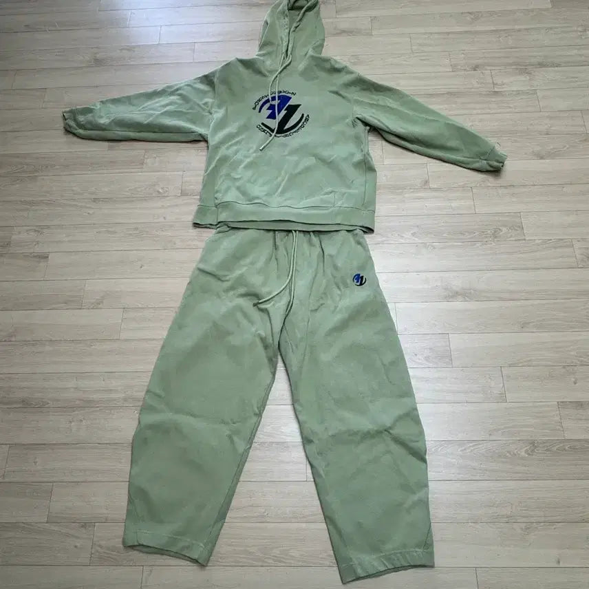 [BUNJANG] Zara x ADER Error Avocado Tracksuit Set / 자라아더에러 아보카도 츄리닝셋업