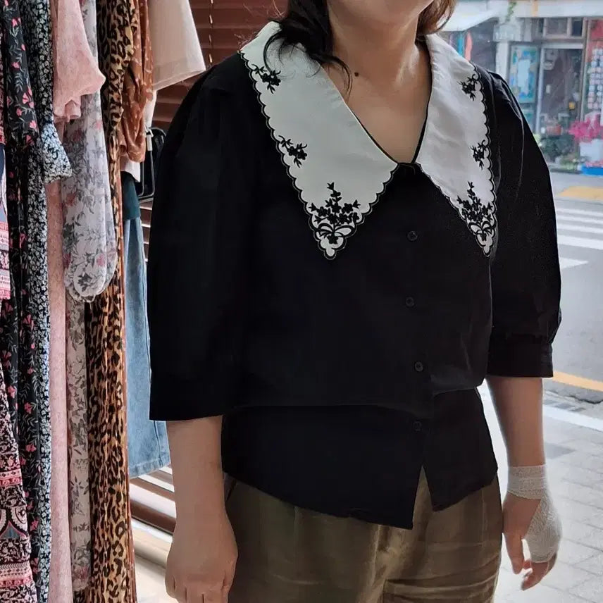 [BUNJANG] Linen Blouse / 린넨블라우스