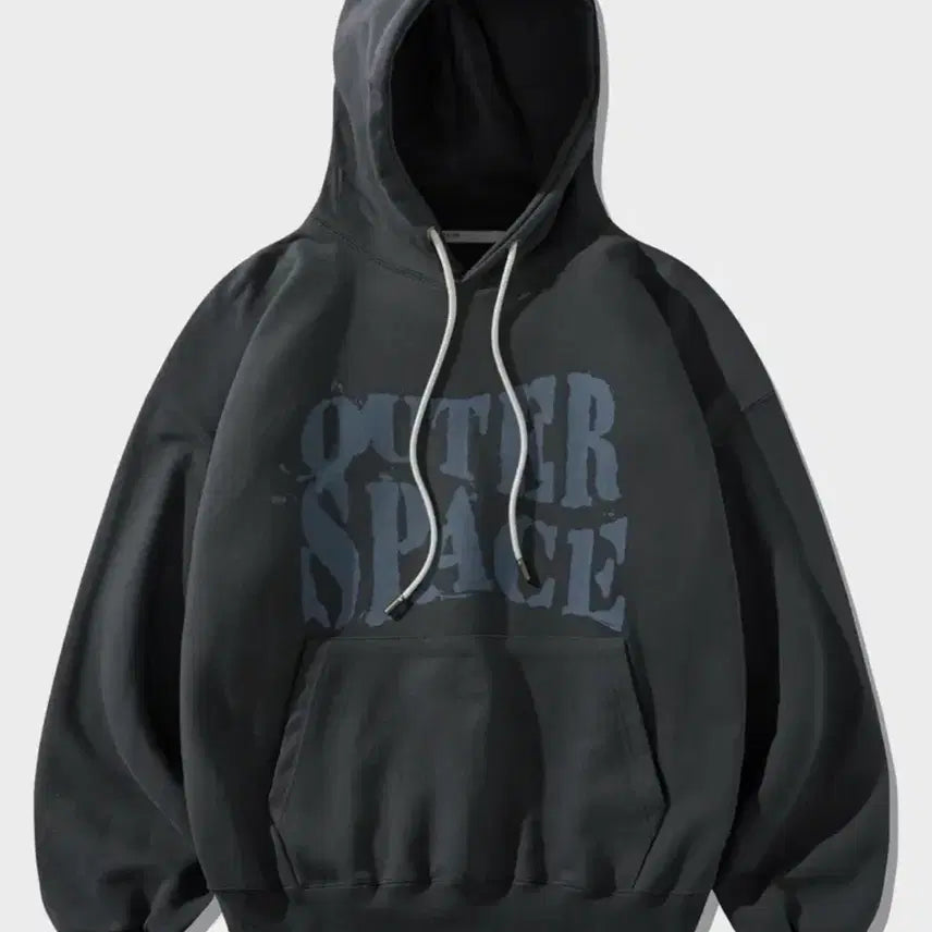 [BUNJANG] Azcatone Space Heavy Cotton Hoodie Deep Grey / (M) 에즈카톤 스페이스 헤비코튼 후드 딥그레이