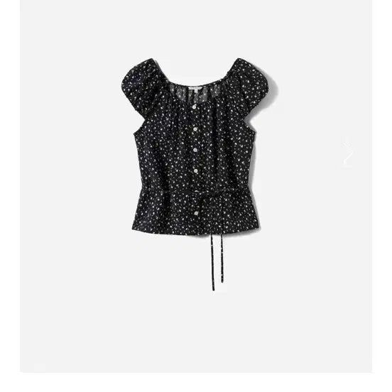 [BUNJANG] FOR YOU ON Lia Floral Puff Blouse / 새상품 포유온 리아 플로럴 블라우스 Lia Floral blouse