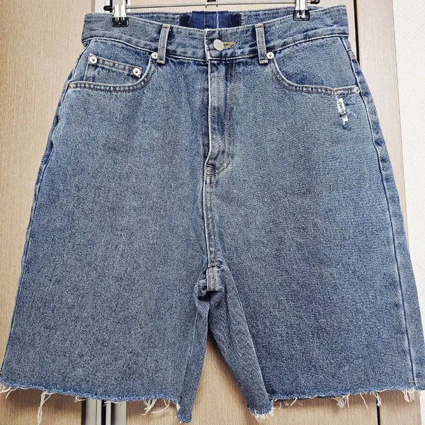 [BUNJANG] D2 Mid-Wash Denim Shorts / (새제품) D2 청반바지
