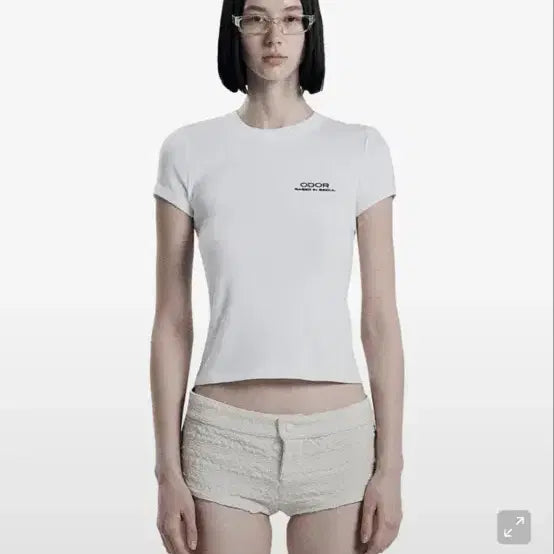[BUNJANG] Odder Basic Half T-shirt Black / 오도어 베이직 하프티셔츠 블랙 새상품