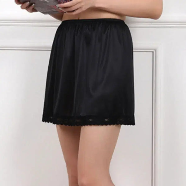 [BUNJANG] Silk Lace Underskirt (Black) / (새제품)실켓 레이스 속치마(블랙)