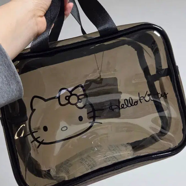 [BUNJANG] Sanrio Hello Kitty Clear Pouch Bag / 키티 투명 파우치 가방