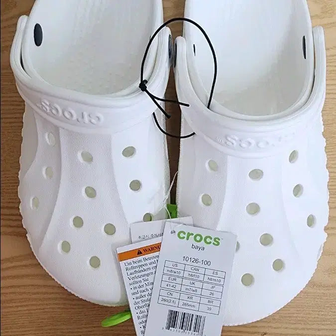 [BUNJANG] Crocs Baya Clog White / 크록스 바야클로그  화이트 265