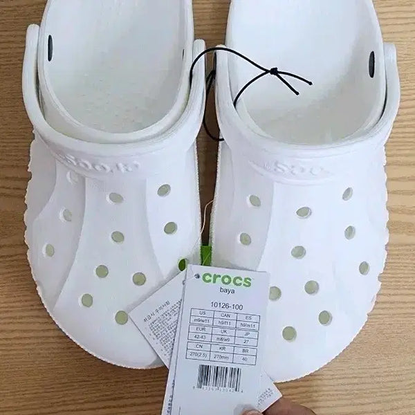 [BUNJANG] Crocs Baya Clog White / 크록스 바야클로그 화이트 270
