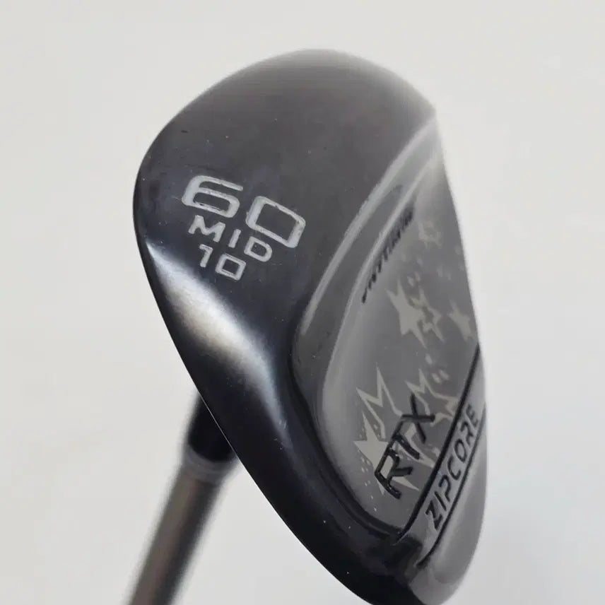 [BUNJANG] Cleveland RTX ZipCore Black Satin Wedge 60 Degree (MID 10) with Steelfiber H TOUR 105 S Shaft / 클리브랜드 RTX ZIPCORE 블랙 60도 (MID 10) / 스틸파이