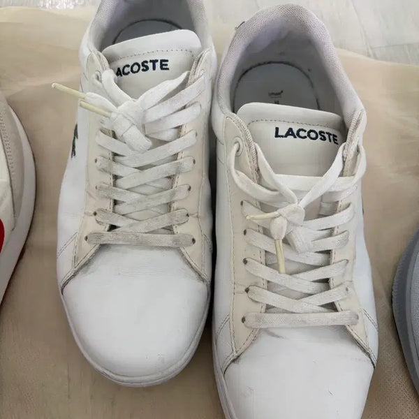 [BUNJANG] Lacoste Carnaby Evo BL 1 SPM White Sneakers 255mm / 라코스테 카나비 에보 BL 1 SPM 화이트 255size