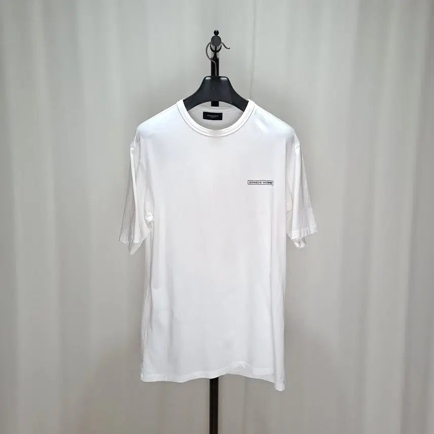 [BUNJANG] Songzio Homme Logo Print Long T-Shirt M / (택포) 송지오옴므 로고프린트 롱기장 티셔츠 M C13