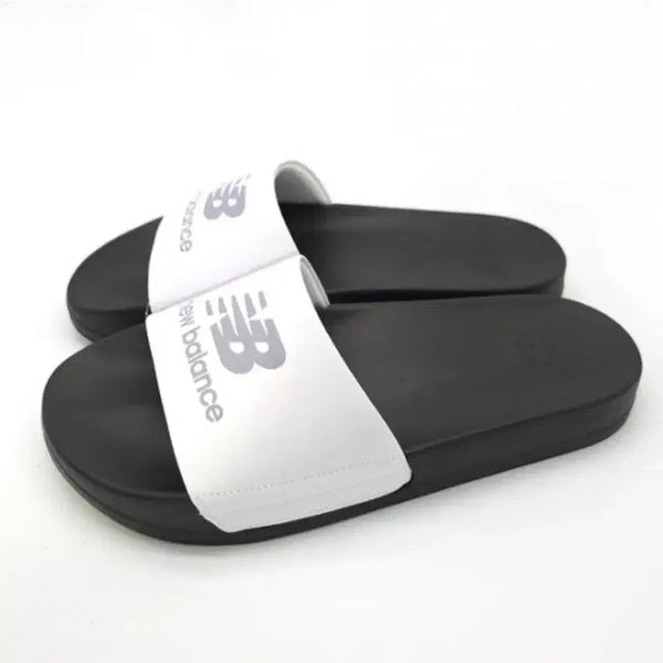 [BUNJANG] New Balance Slides Black/White / 뉴발란스 슬리퍼 블랙/화이트