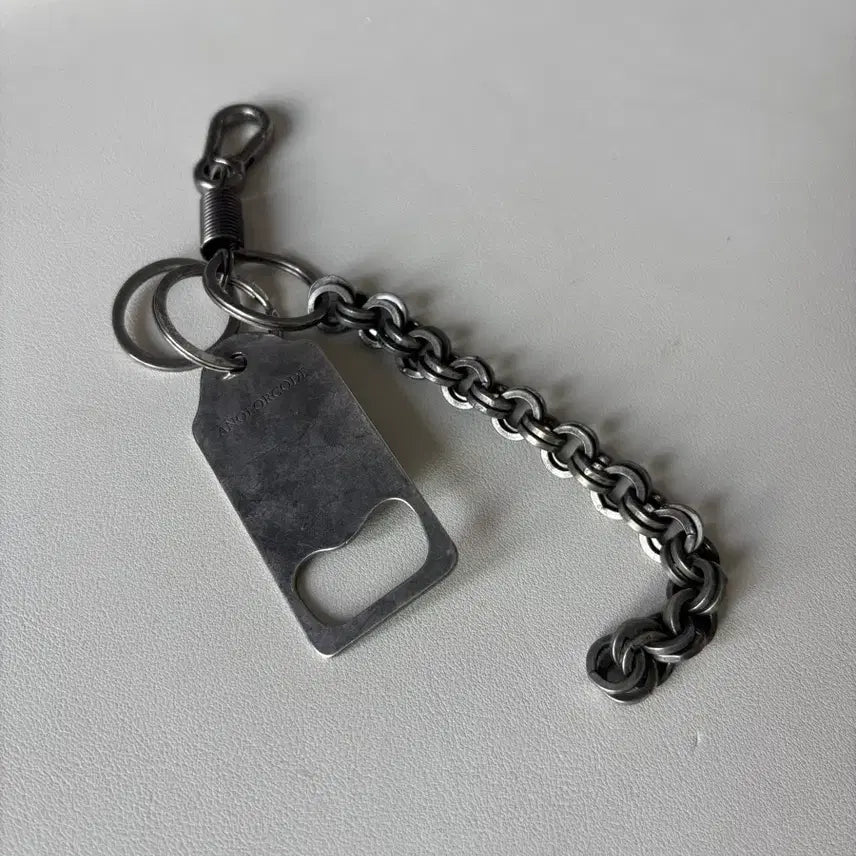 [BUNJANG] Anearcode Opener Silver Keyring / 어널러코드 오프너 실버 키링 무신사