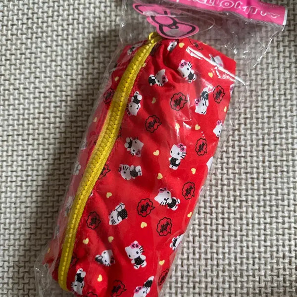 [BUNJANG] Hello Kitty Red Pencil Case Y2K Sanrio Stationery / 헬로키티 필통 레드 고전문구 y2k 산리오 갸루 다꾸