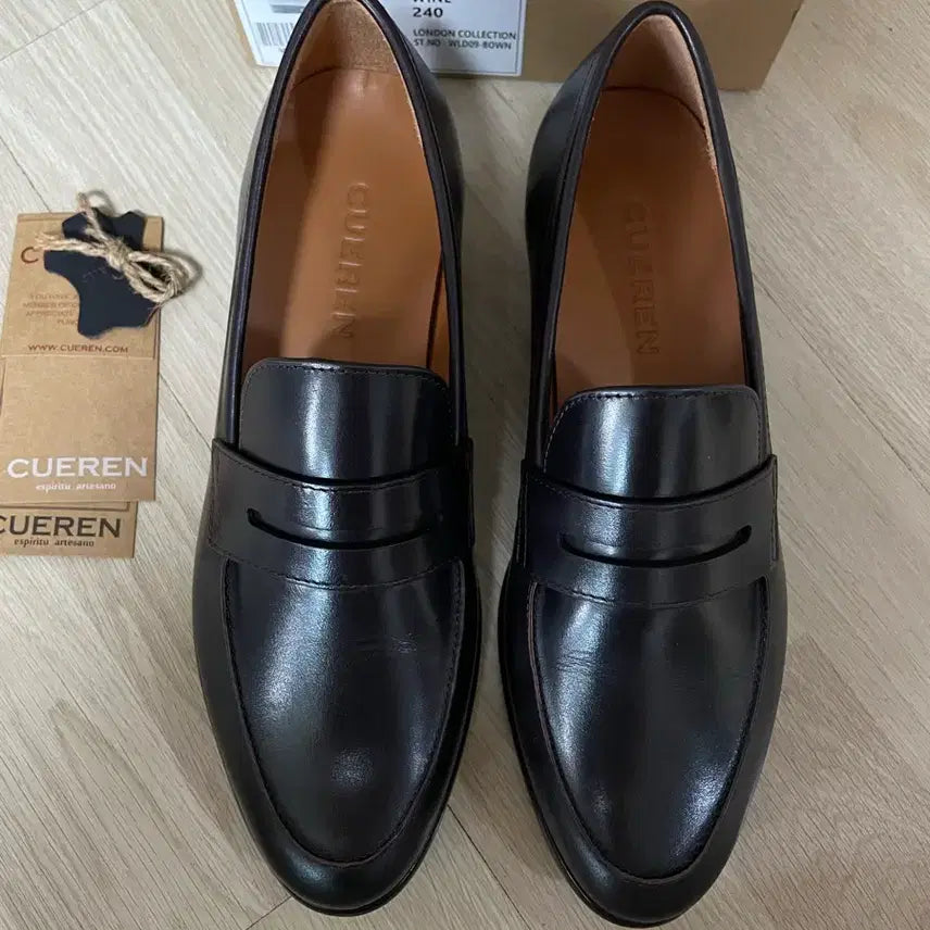 [BUNJANG] Quern London 09 Loafers Wine 240 / 쿠에른 런던09 로퍼 와인 240최종가