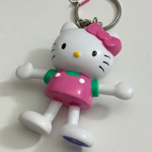[BUNJANG] Vintage Hello Kitty Pink Bendable Figure / (새상품) 고전 키티 핑크 벤더블
