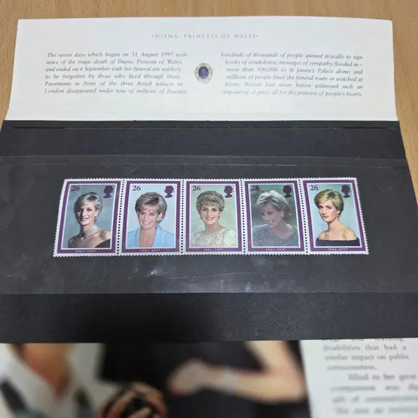 [BUNJANG] Princess Diana (1961-1997) Stamp Set / 우표 세트 웨일스 공주 다이애나비(1961~1997)