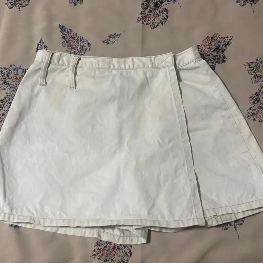 [BUNJANG] Denim Wrap Skort / 데님 랩 치마바지
