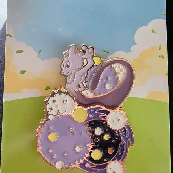 [BUNJANG] Isaac Post Pokemon Mewtwo Badge / 판매) 이삭포스트 포켓몬스터 뮤츠 뱃지