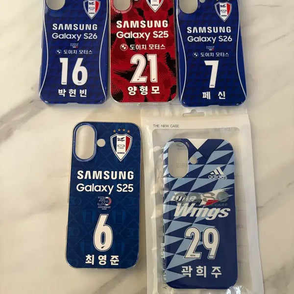 [BUNJANG] Suwon Samsung Bluewings iPhone 16 Case / 수원삼성블루윙즈 아이폰16 케이스