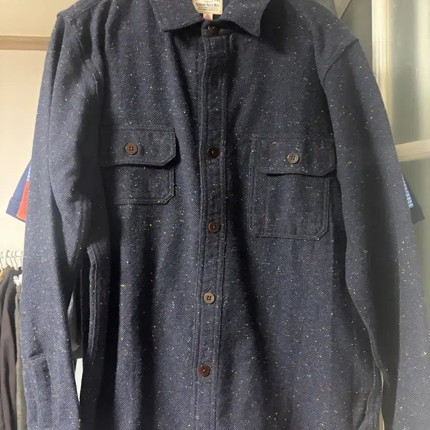 [BUNJANG] Pherrow's Wool Cotton Shirt Size 38 / 페로우즈 울코튼 셔츠 38사이즈