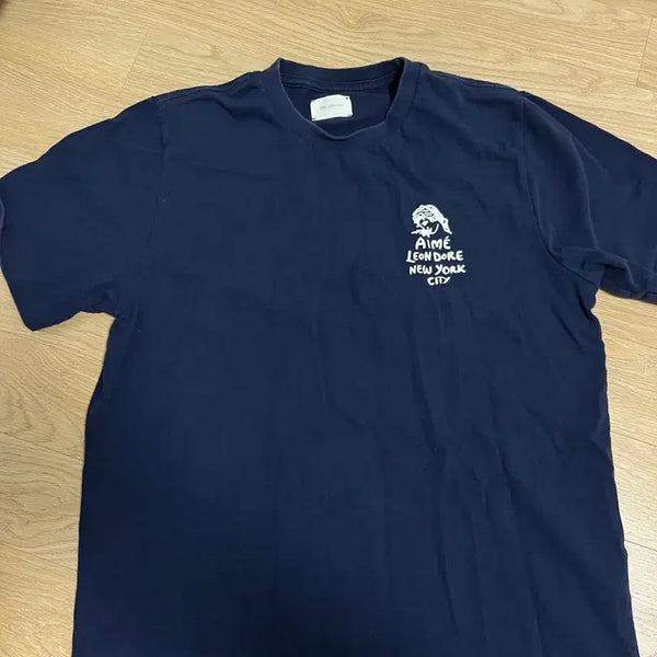 [BUNJANG] Aime Leon Dore Navy T-Shirt Medium / 에임레온도르 aime leon dore 네이비 티셔츠